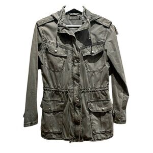 Talula Aritzia Women’s Khaki Green Field Jacket Size XXS